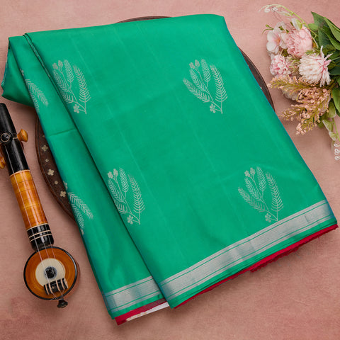 Light Green pure soft silk saree