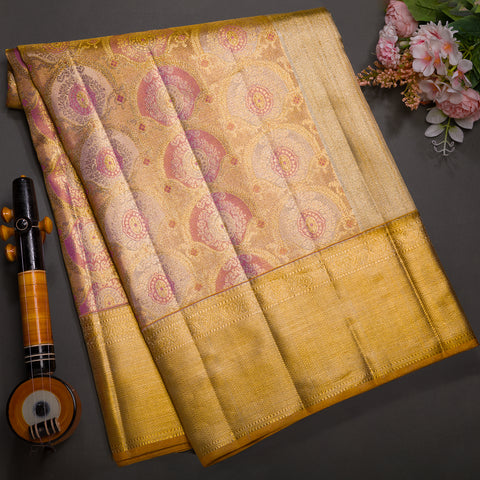 Gold Tissue Kanchivaram Silk Saree