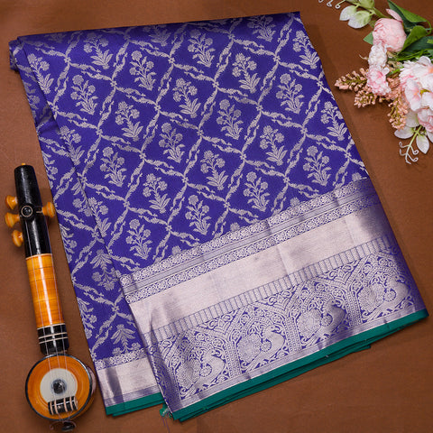 Royal Blue Soft Silk Saree