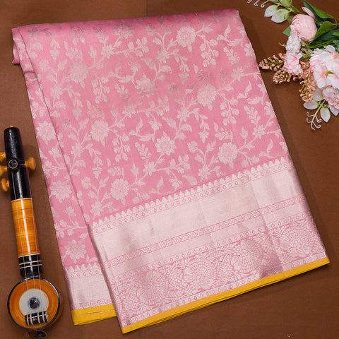 Light Pink Soft Silk Saree