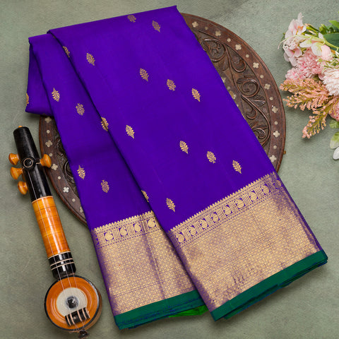 Royal Blue Kanjeevaram Silk Saree